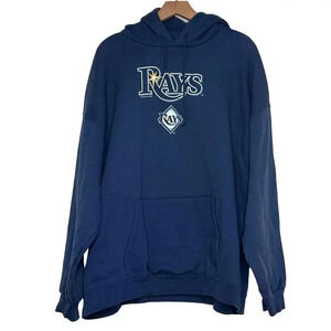 MLB Genuine Merchandise 3XL blue hoodie sweatshirt Tampa Bay Rays‎